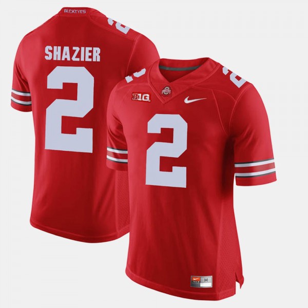 Ohio State Buckeyes Ryan Shazier Men's #2 Game Alumni Scarlet College Football Jersey 2404RLSS3